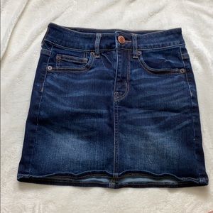 American eagle jean skirt